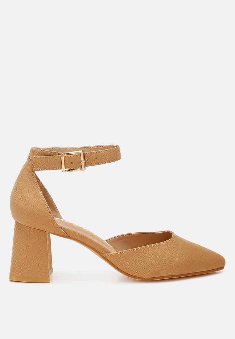 rozita microfiber block heel sandals#color_beige