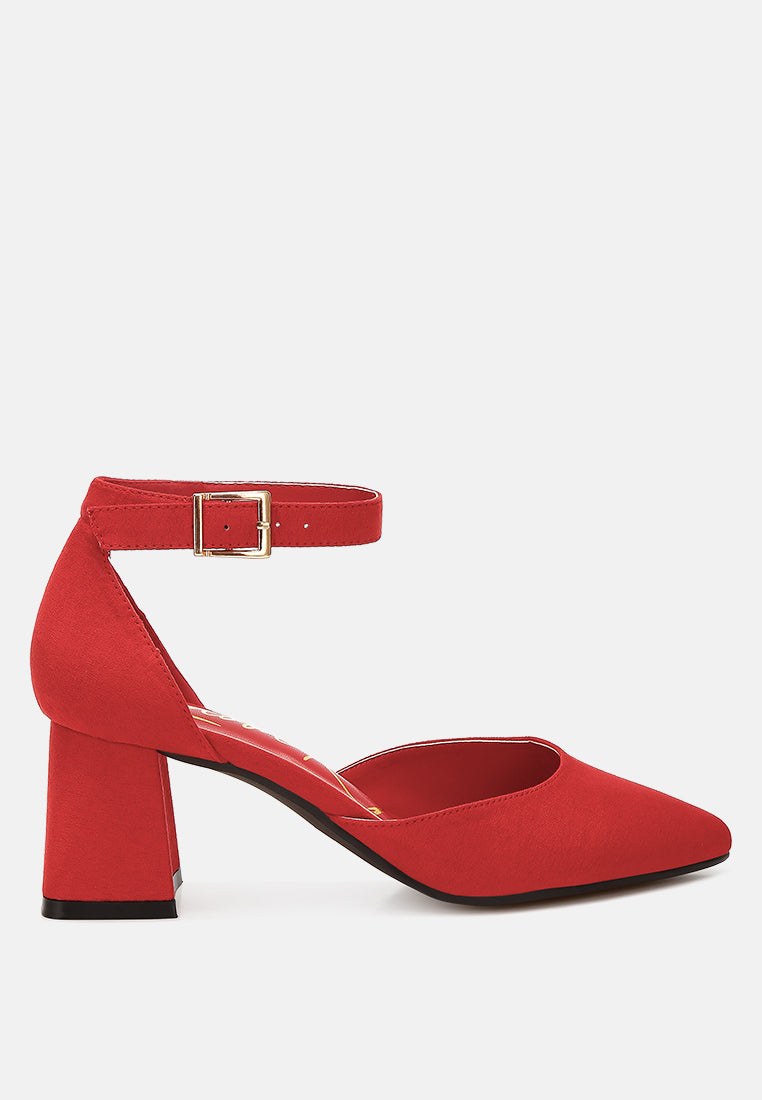 rozita microfiber block heel sandals#color_red