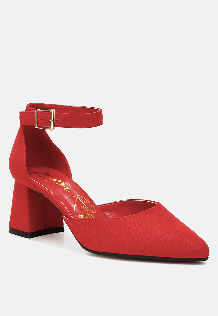 rozita microfiber block heel sandals#color_red