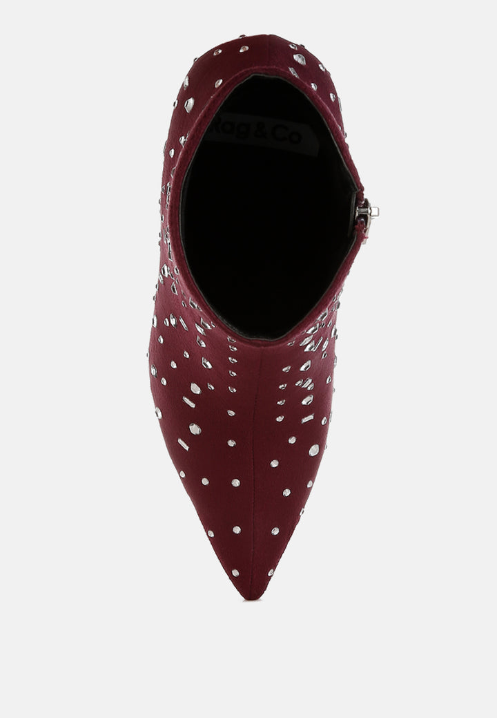 sakura diamante embellished microfiber boots#color_burgundy