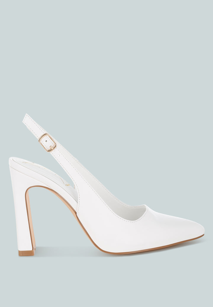 sarka pointy toe slingback pumps#color_white