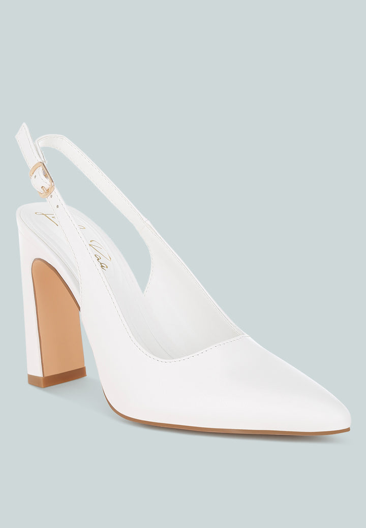 sarka pointy toe slingback pumps#color_white