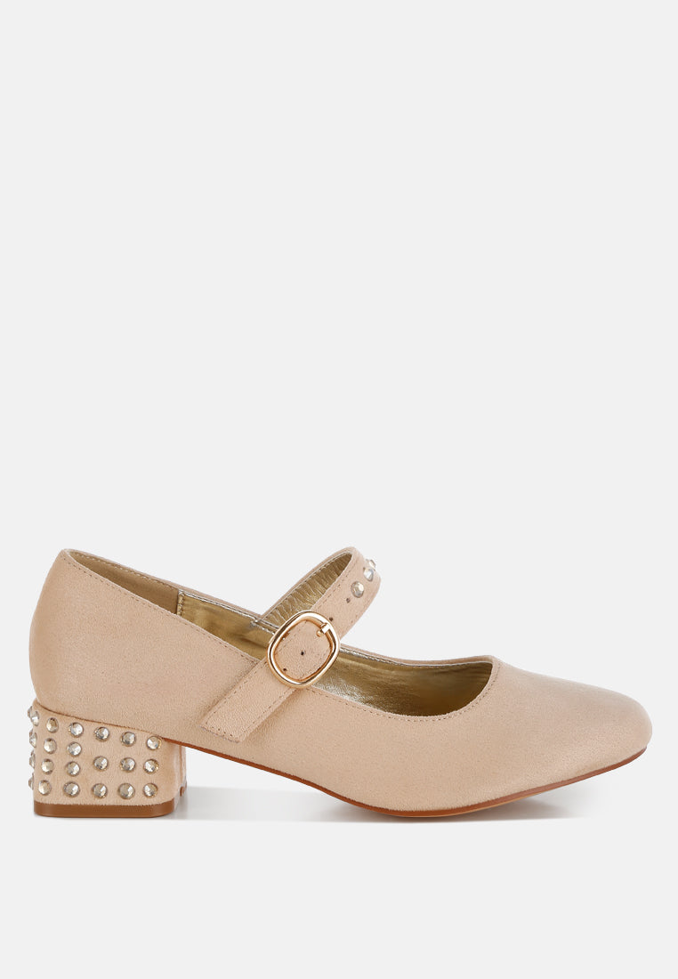 sima studded sary jane pumps#color_beige