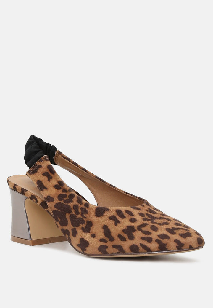 caroline sling back pumps with mid heel#color_leopard