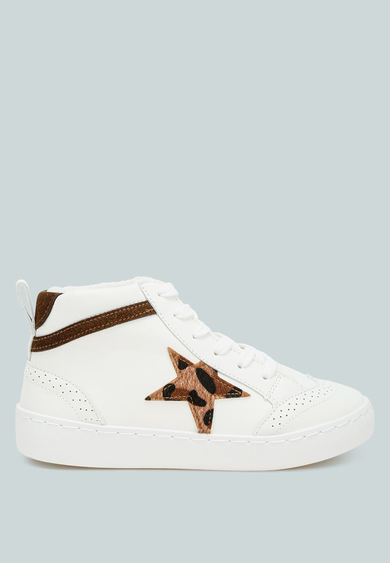 star high ankle sneakers by ruw#color_white