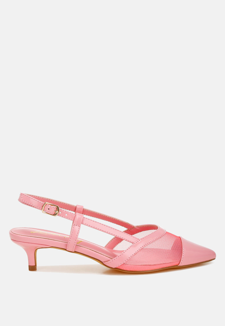 temptress mesh slingback sandals#color_pink