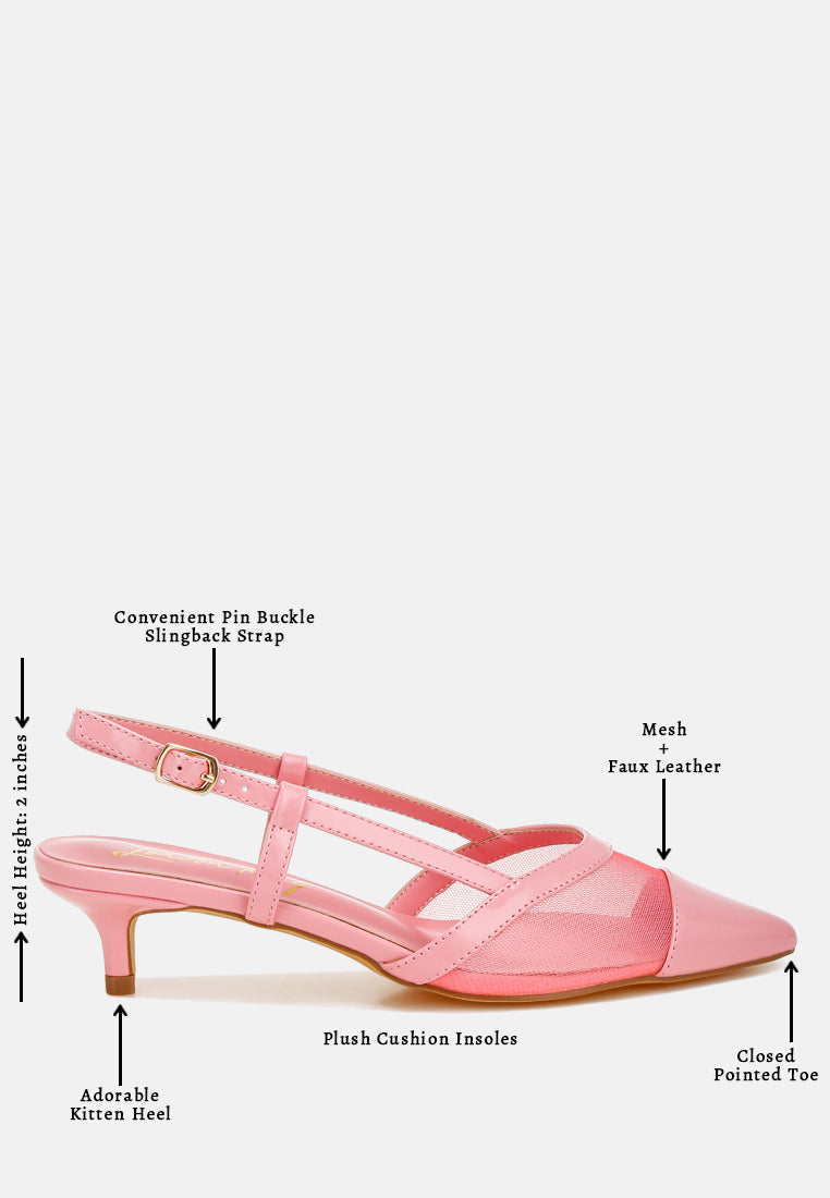 temptress mesh slingback sandals#color_pink