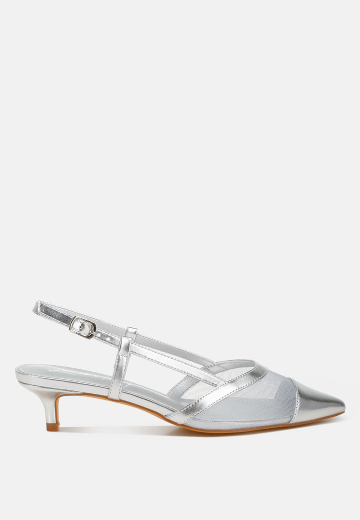 temptress mesh slingback sandals#color_silver