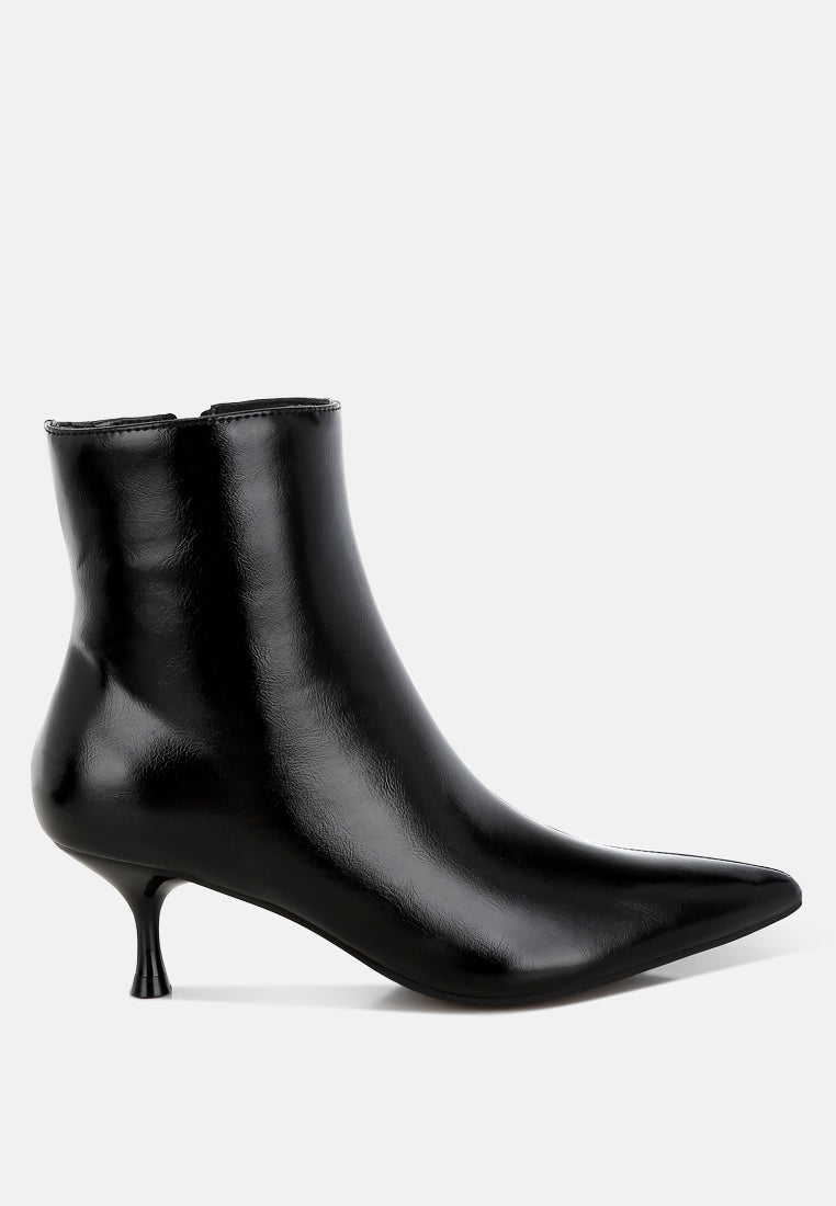 thymus faux leather kitten heel boots#color_black