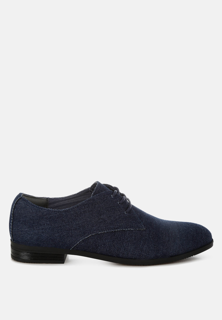 zapier men's denim oxford shoes#color_navy