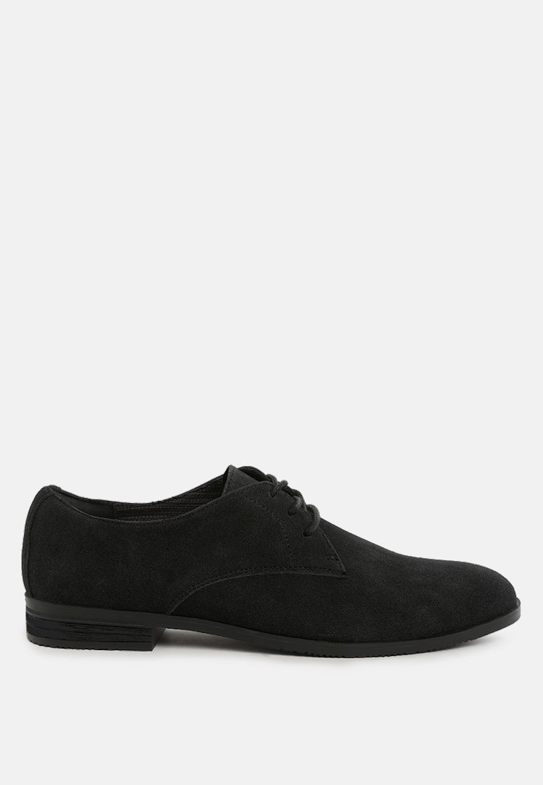 zazie classic men's derby shoes#color_black