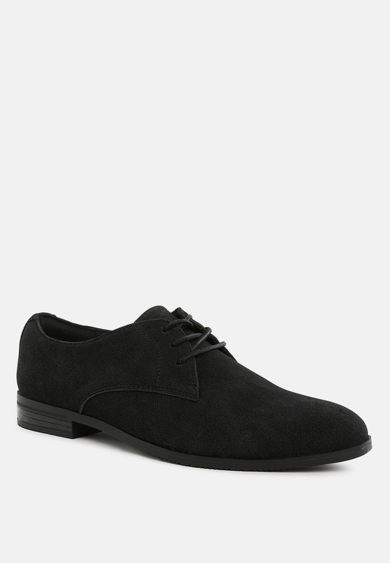 zazie classic men's derby shoes#color_black