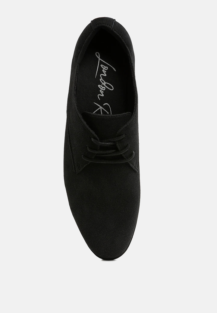 zazie classic men's derby shoes#color_black