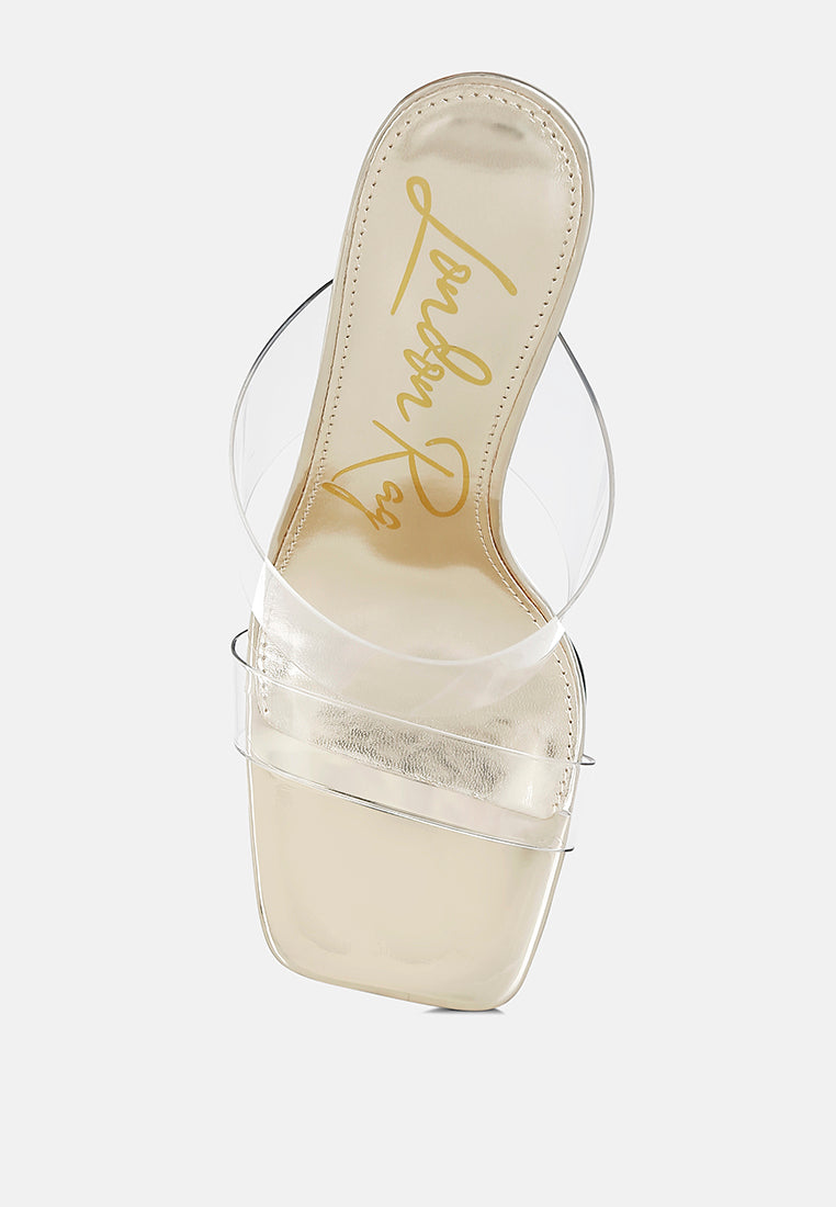 zelene fantasy wedge heel clear sandals#color_gold