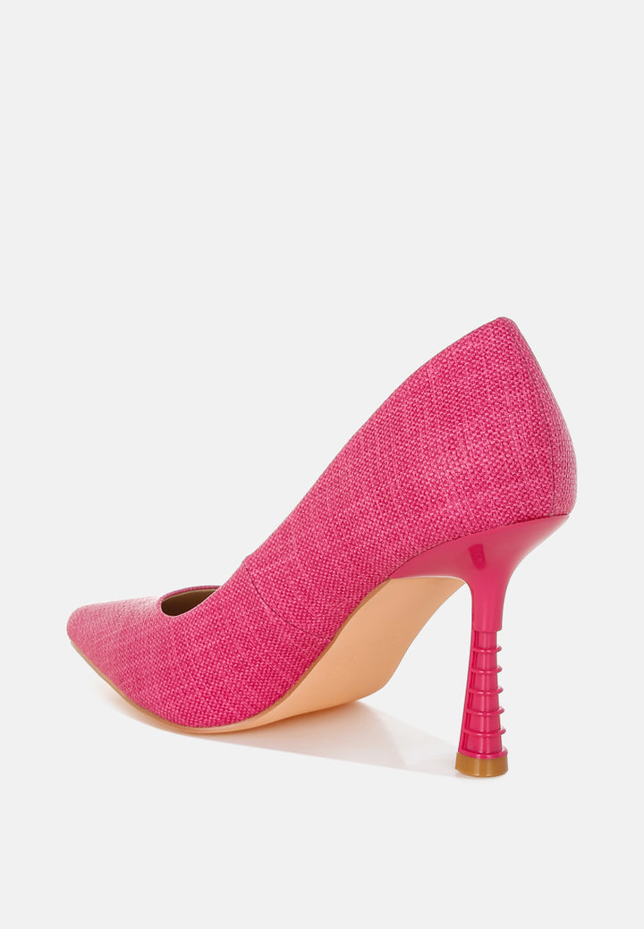 zuzana pointy toe pumps#color_pink