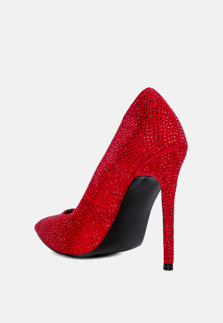 alter ego diamante set high heeled pumps#color_red