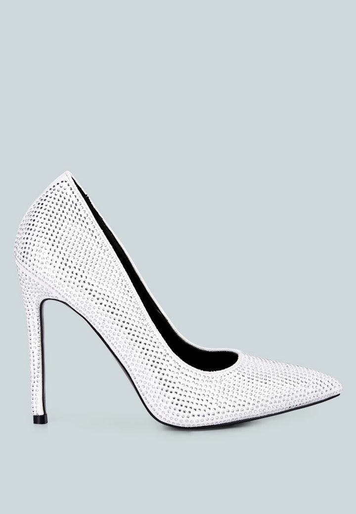 alter ego diamante set high heeled pumps#color_white