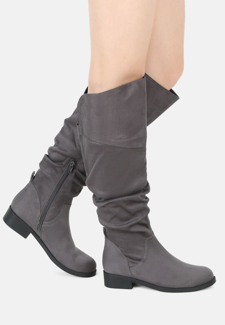 dexter knee high boots#color_grey