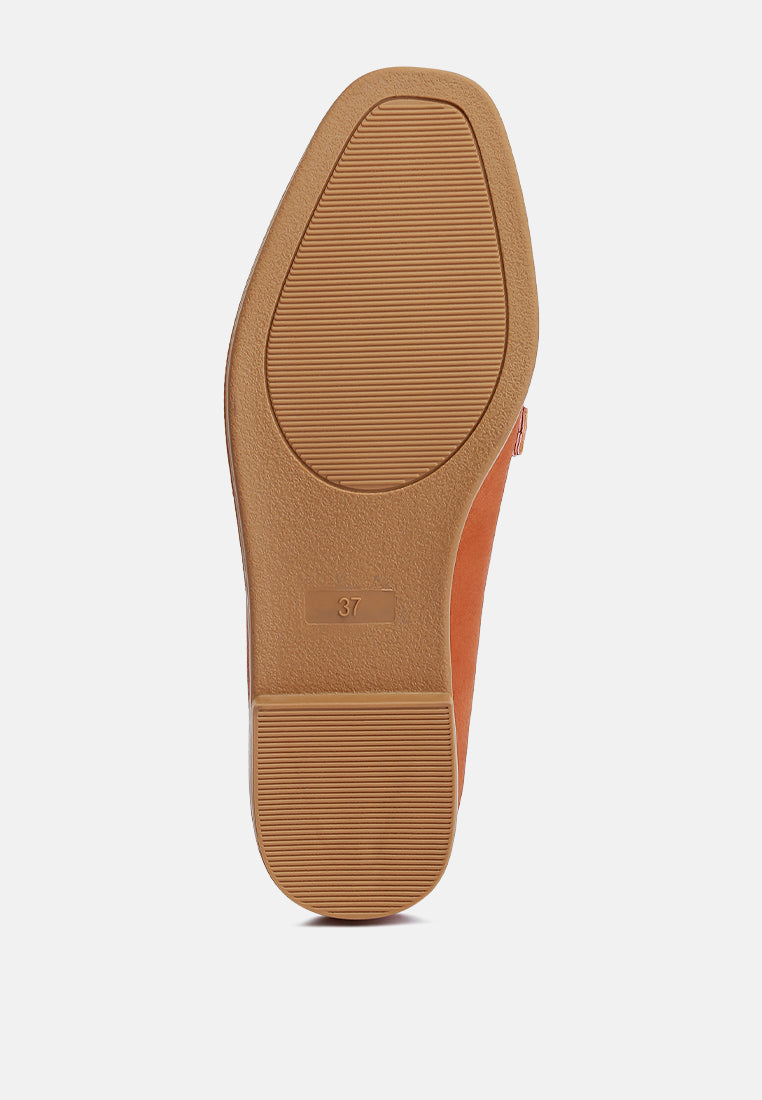 Jagger Horsebit Detail Flat Loafers