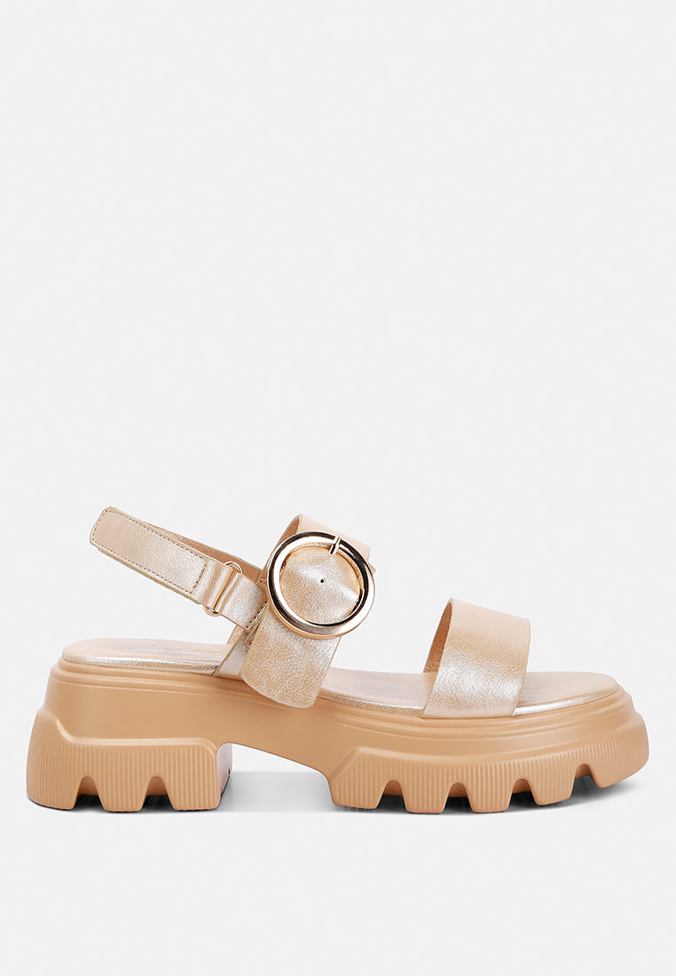 silas metallic chunky sandals#color_gold